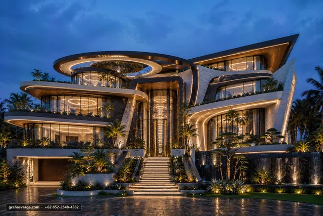 Arsitektur untuk Kabupaten Bangka Tengah. — pandangan arsitektur 3